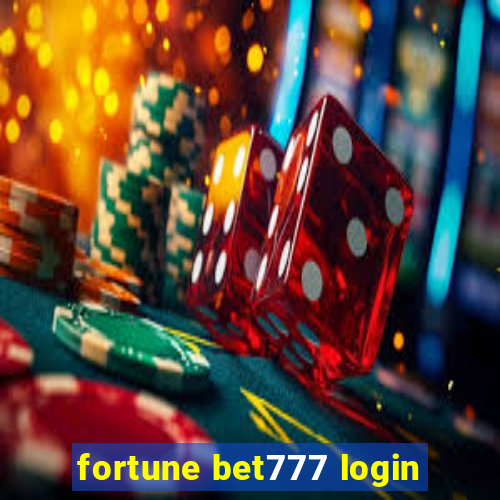 fortune bet777 login